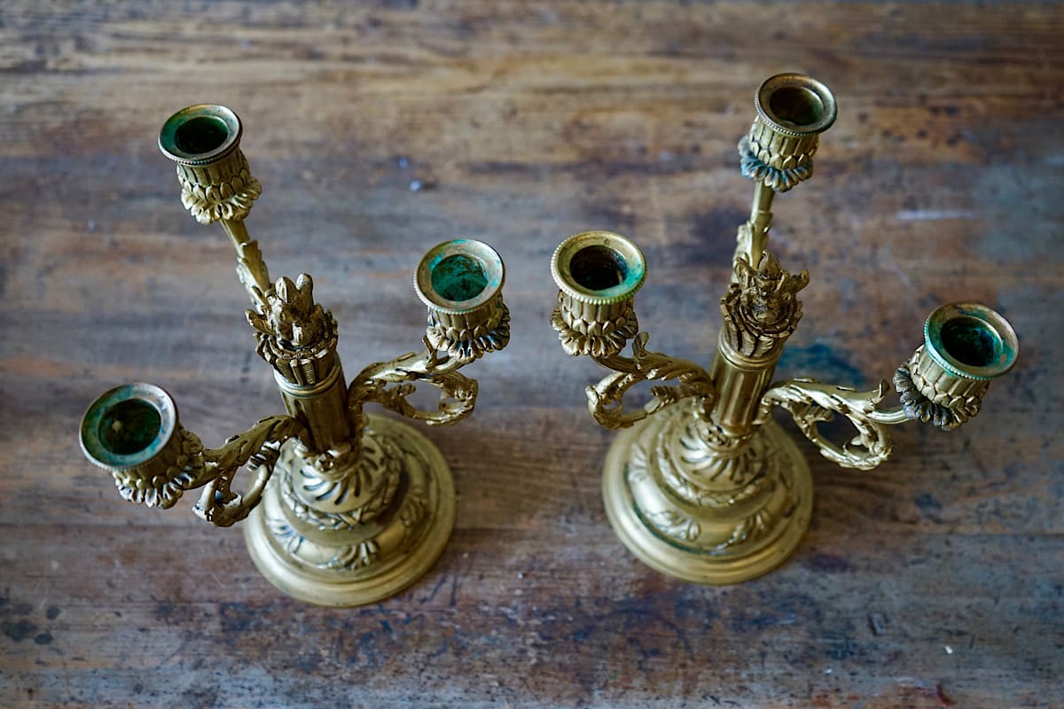 French Louis XVI Candlesticks
