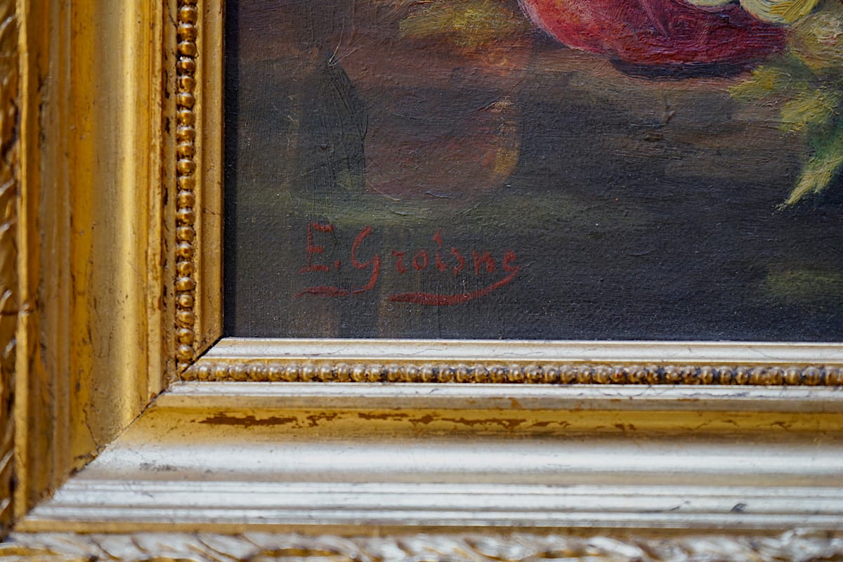 French Still-Life Oil Painting