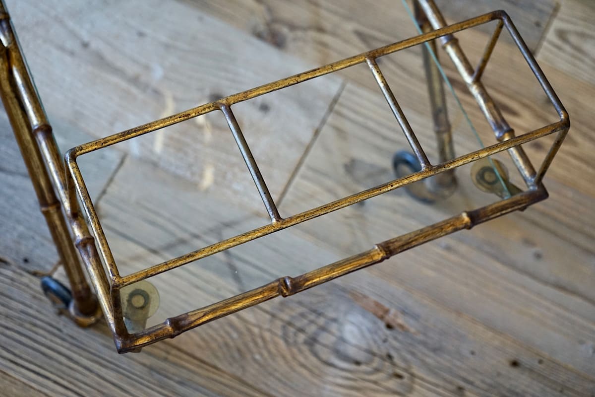 Vintage French Cocktail Trolley