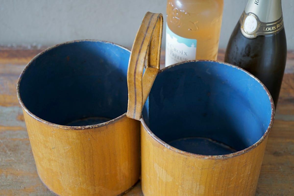 French Tin Wine Cooler/Carrier