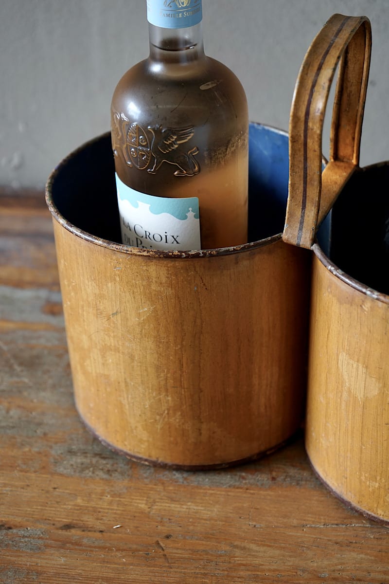 French Tin Wine Cooler/Carrier