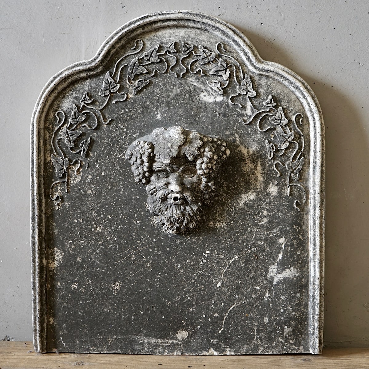 Stone Bacchus Plaque