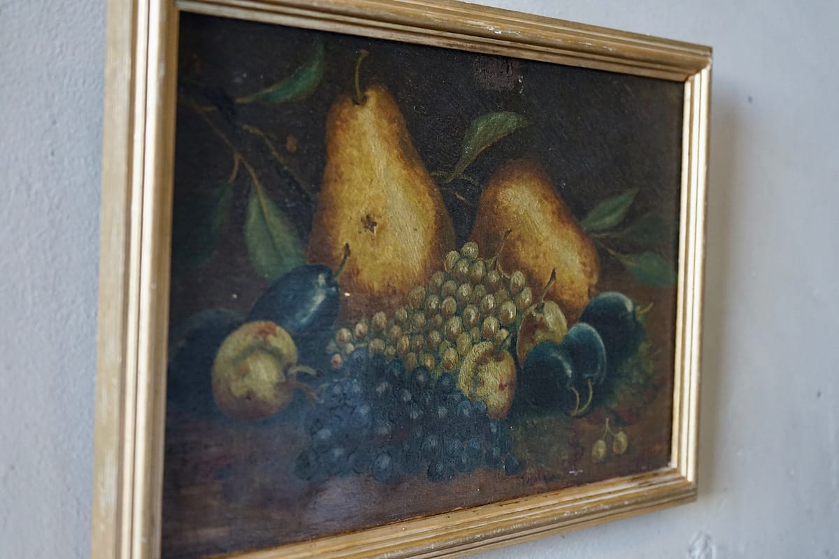 French Still-Life Oil Painting