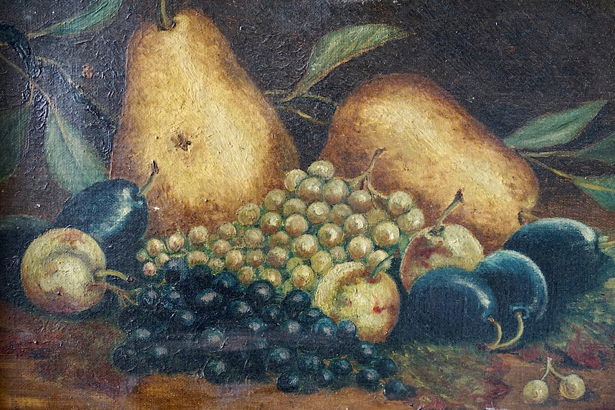 French Still-Life Oil Painting