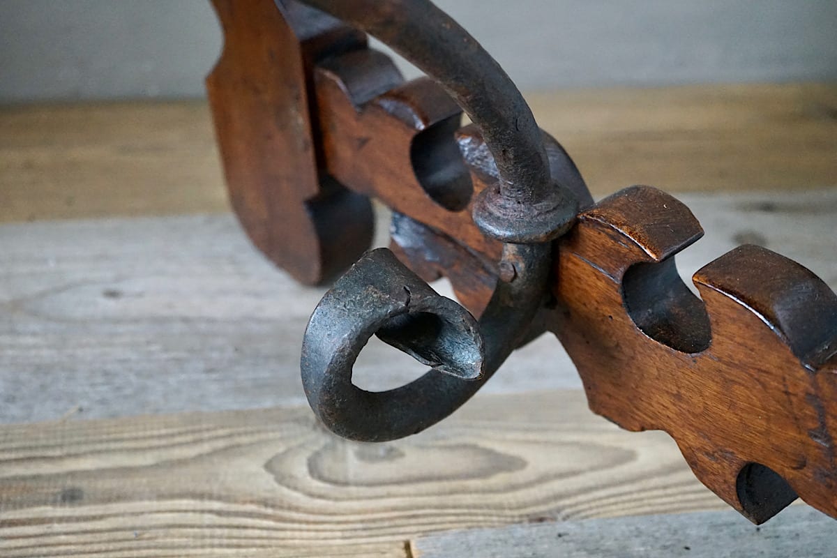 Italian Walnut Trestle Table