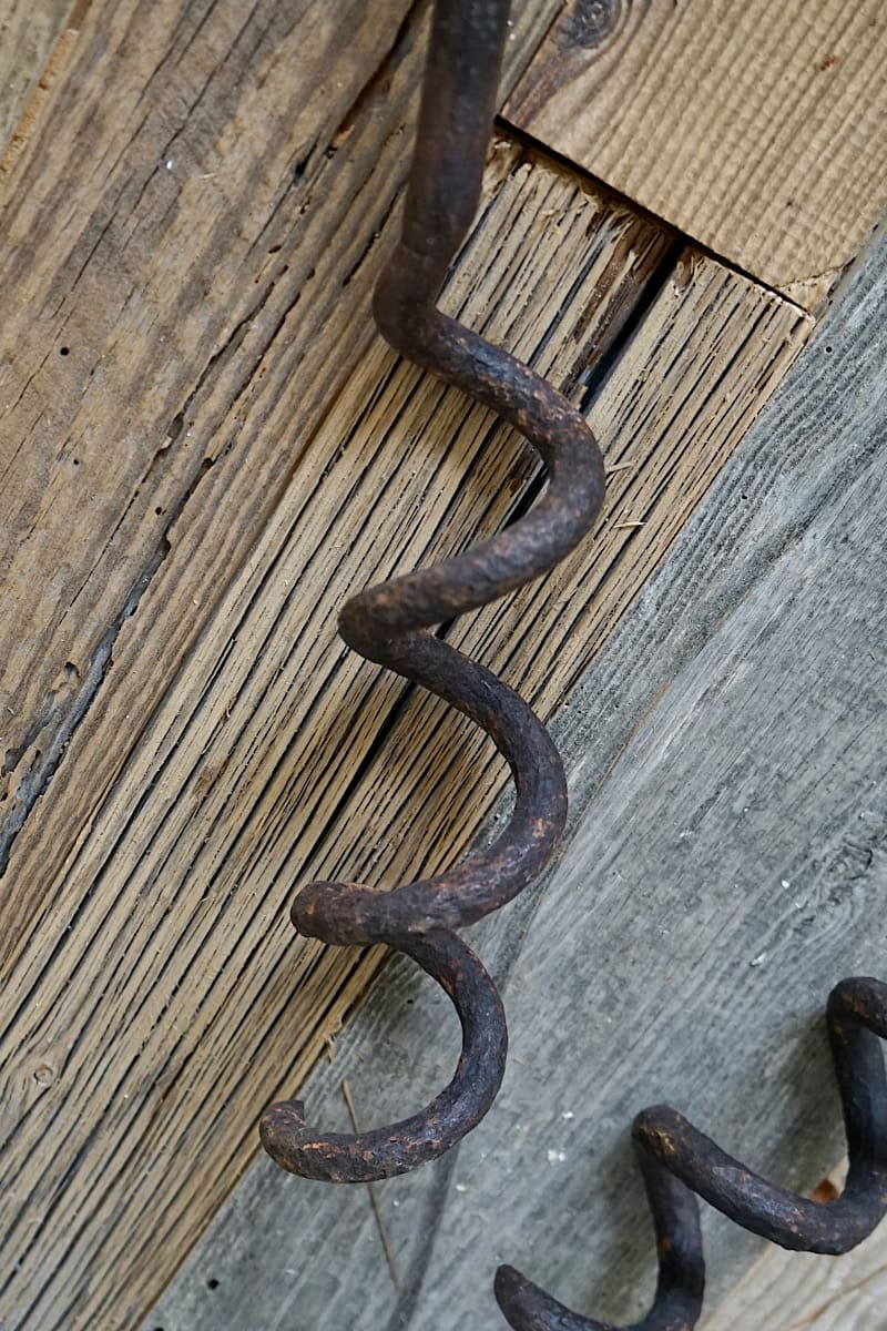 Giant Antique French Corkscrews