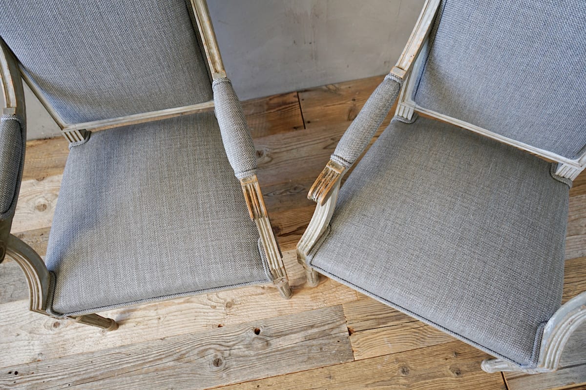 Louis XVI Painted Armchairs