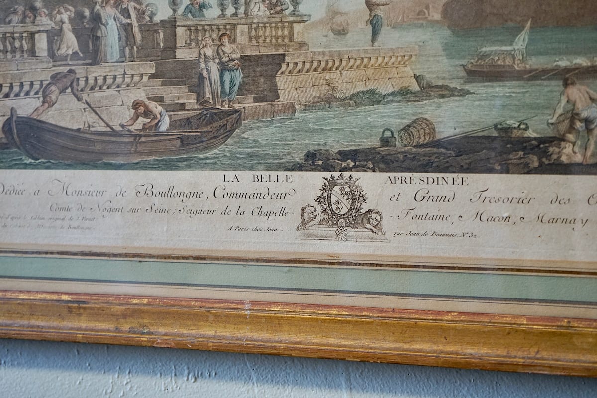 French Hand-Coloured Engraving