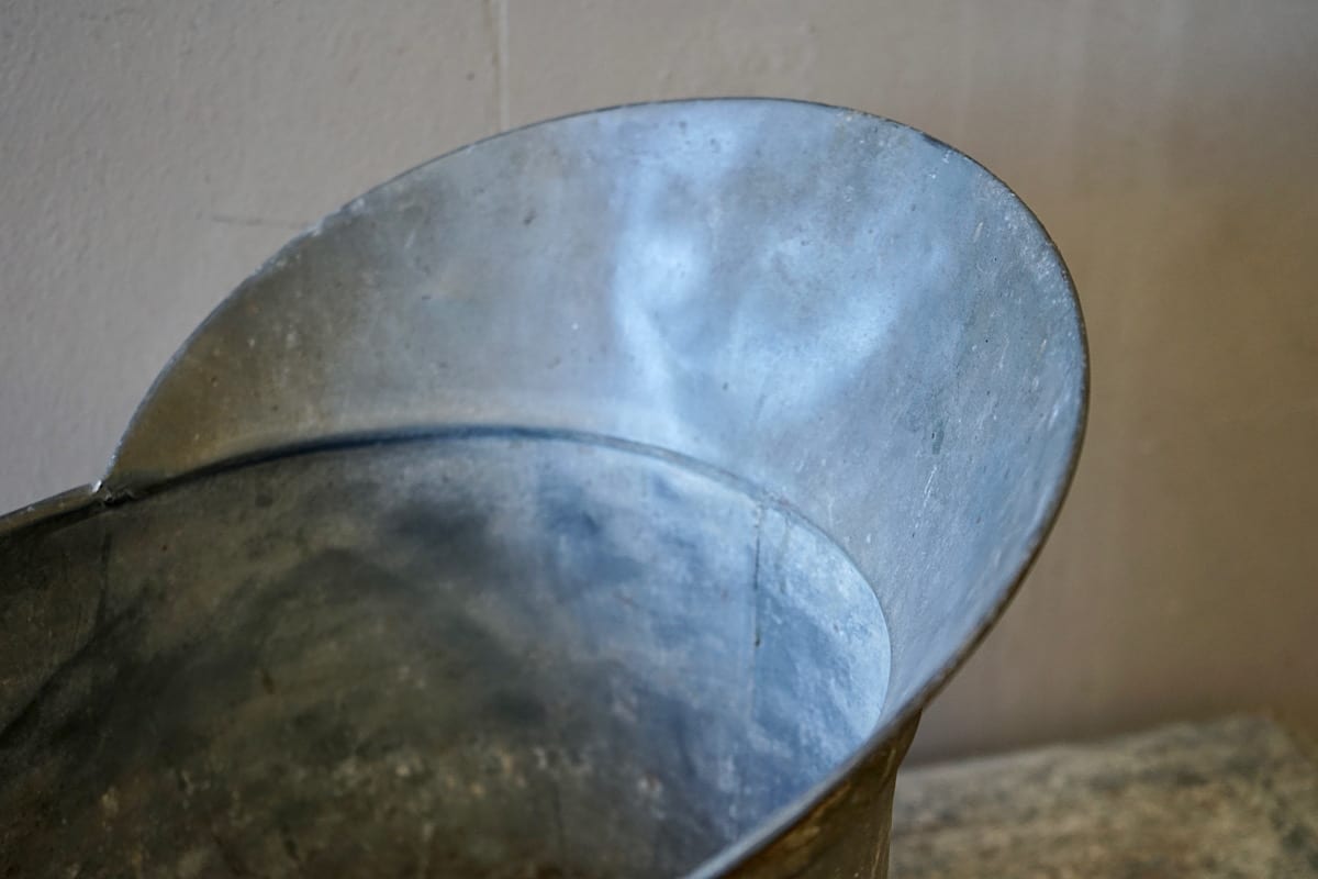 French Zinc Baby Bath