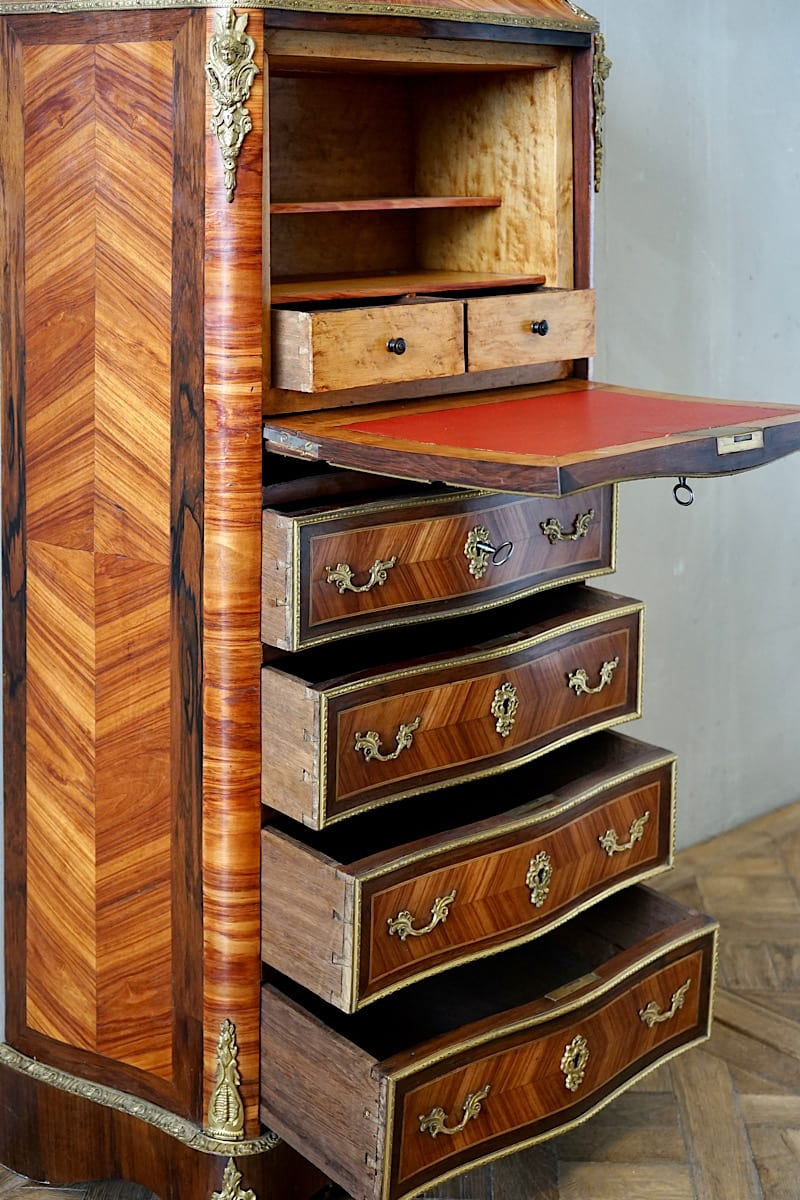 Régence Marquetry Secretaire
