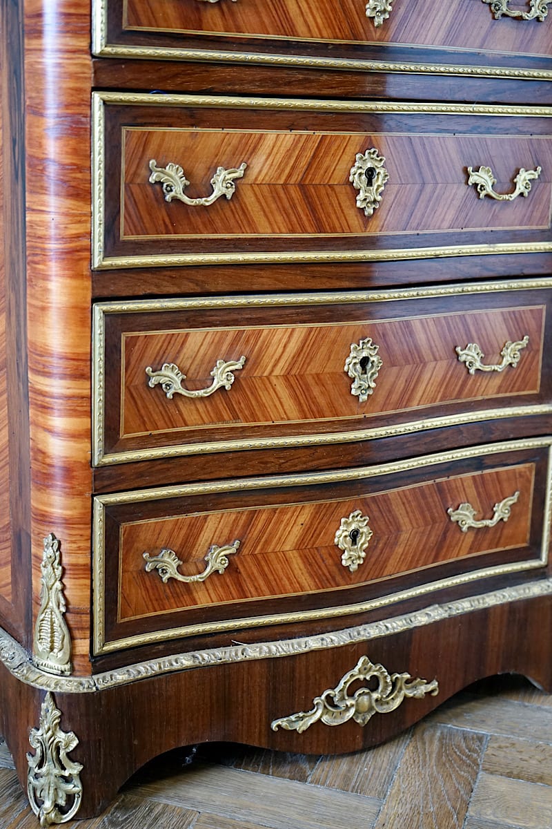 Régence Marquetry Secretaire
