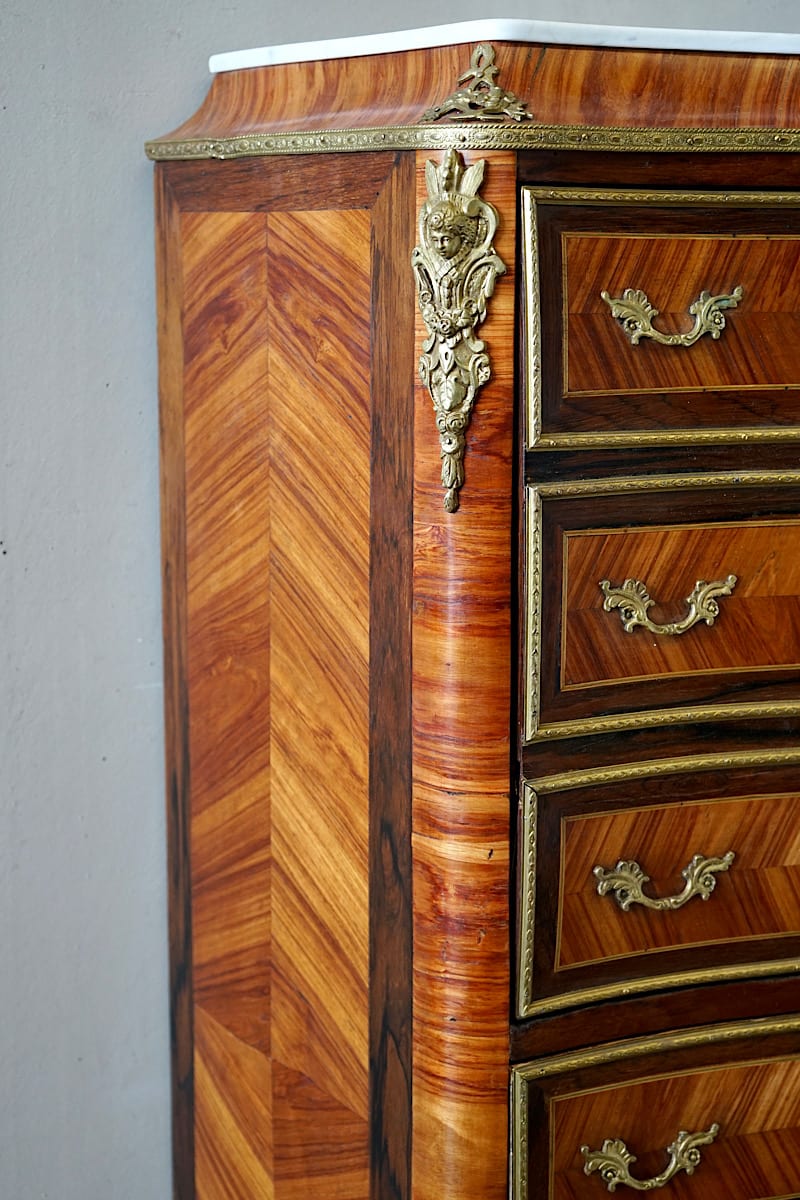 Régence Marquetry Secretaire