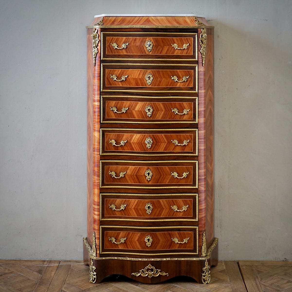 Régence Marquetry Secretaire