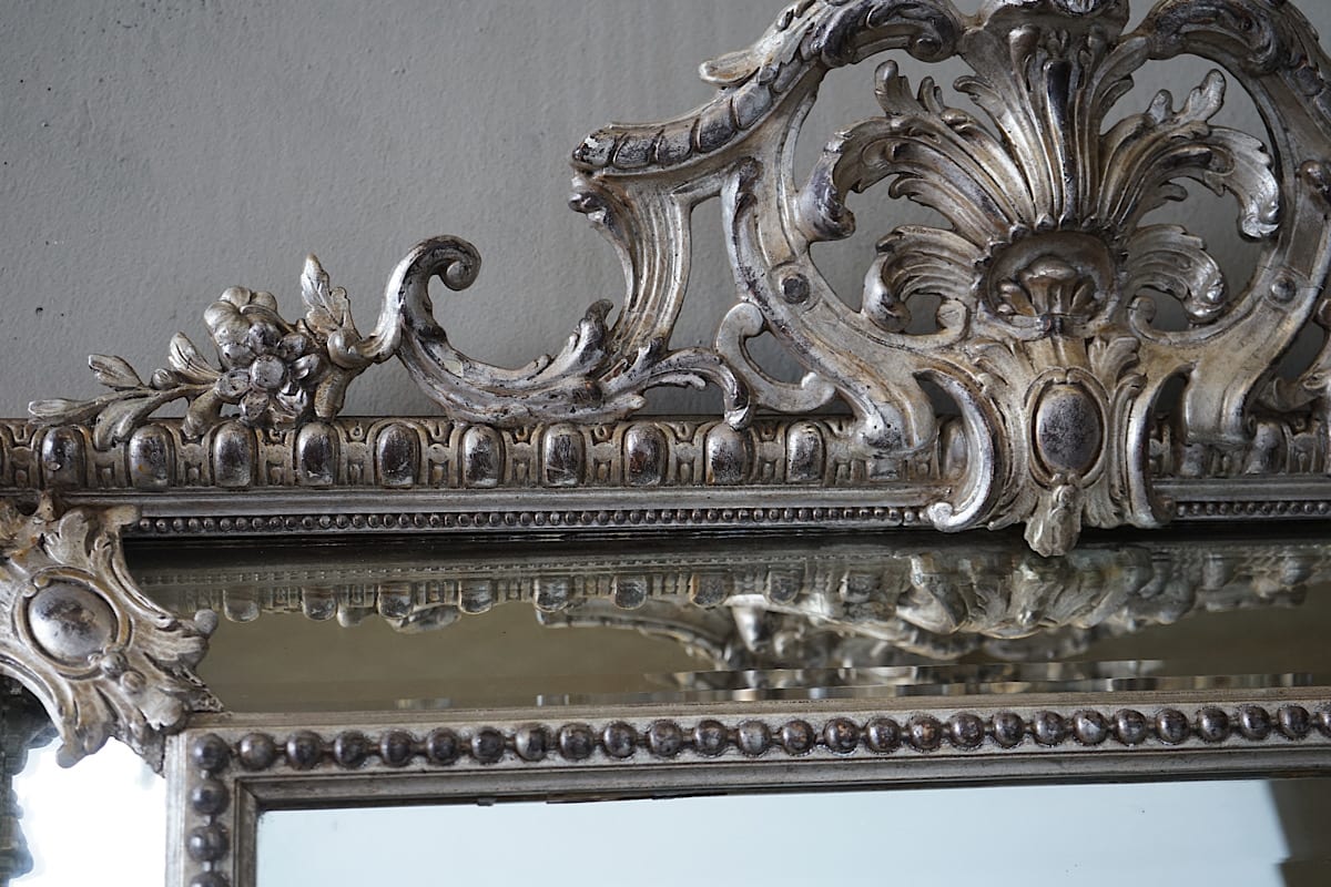 Régence Silver Mirror