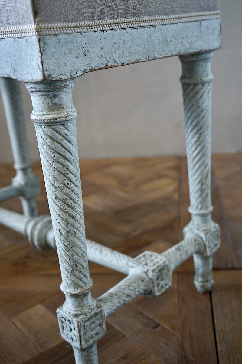Directoire Painted Stool