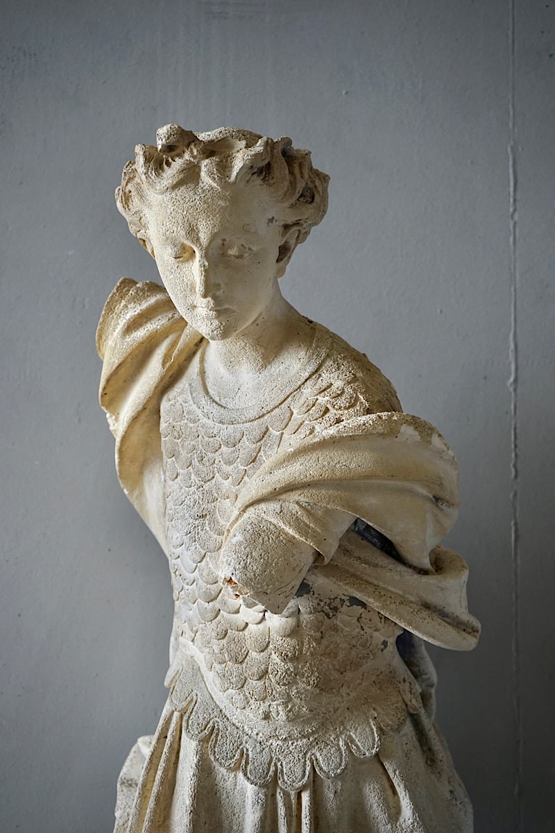 Plaster Statue of St Michael