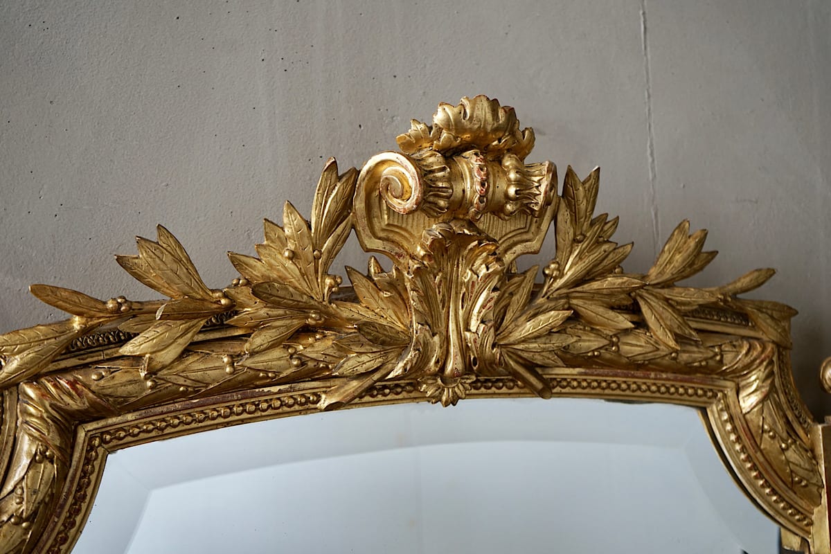 Louis XVI Gilded Mirror