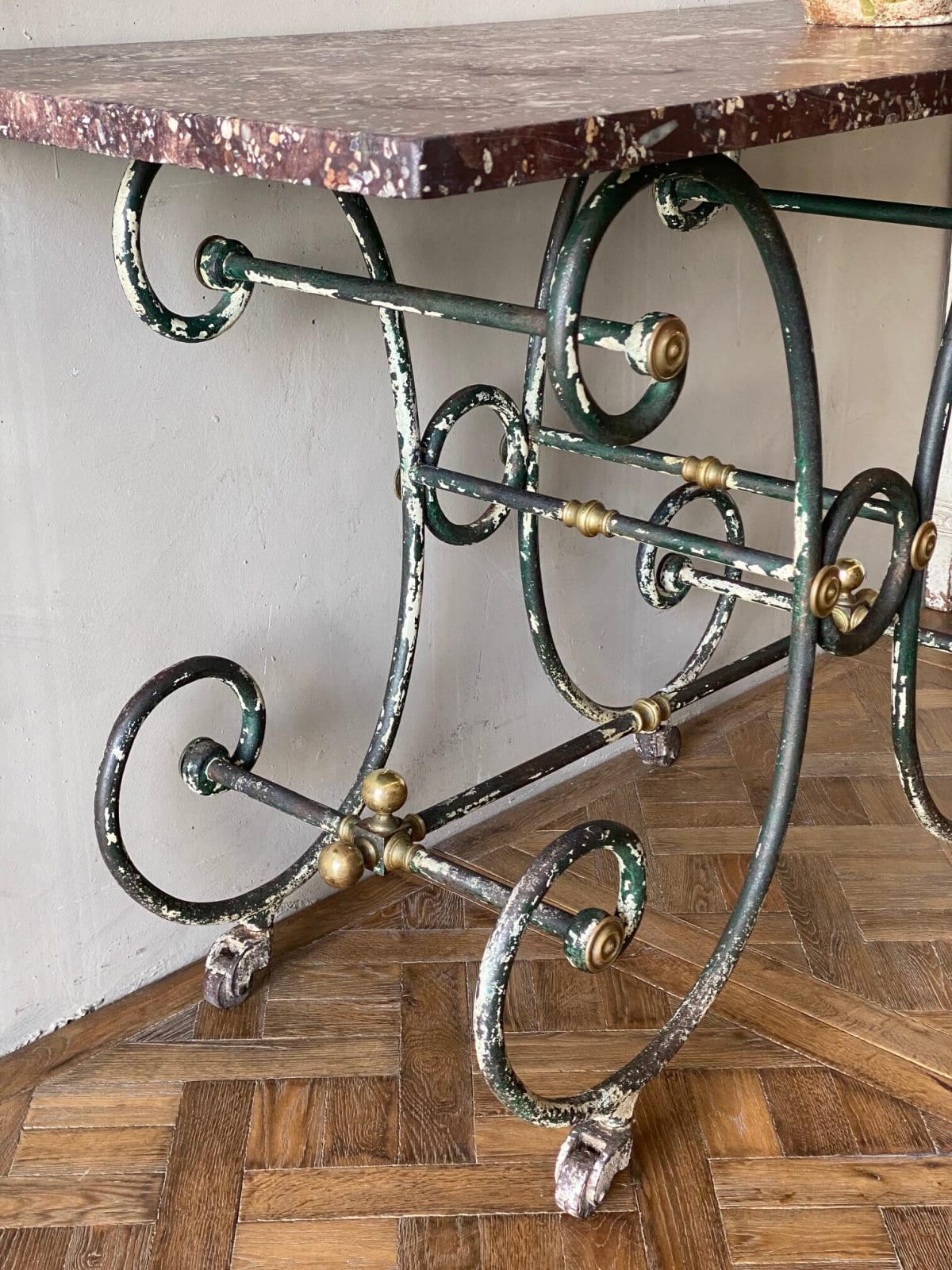 Wrought Iron Patisserie Table