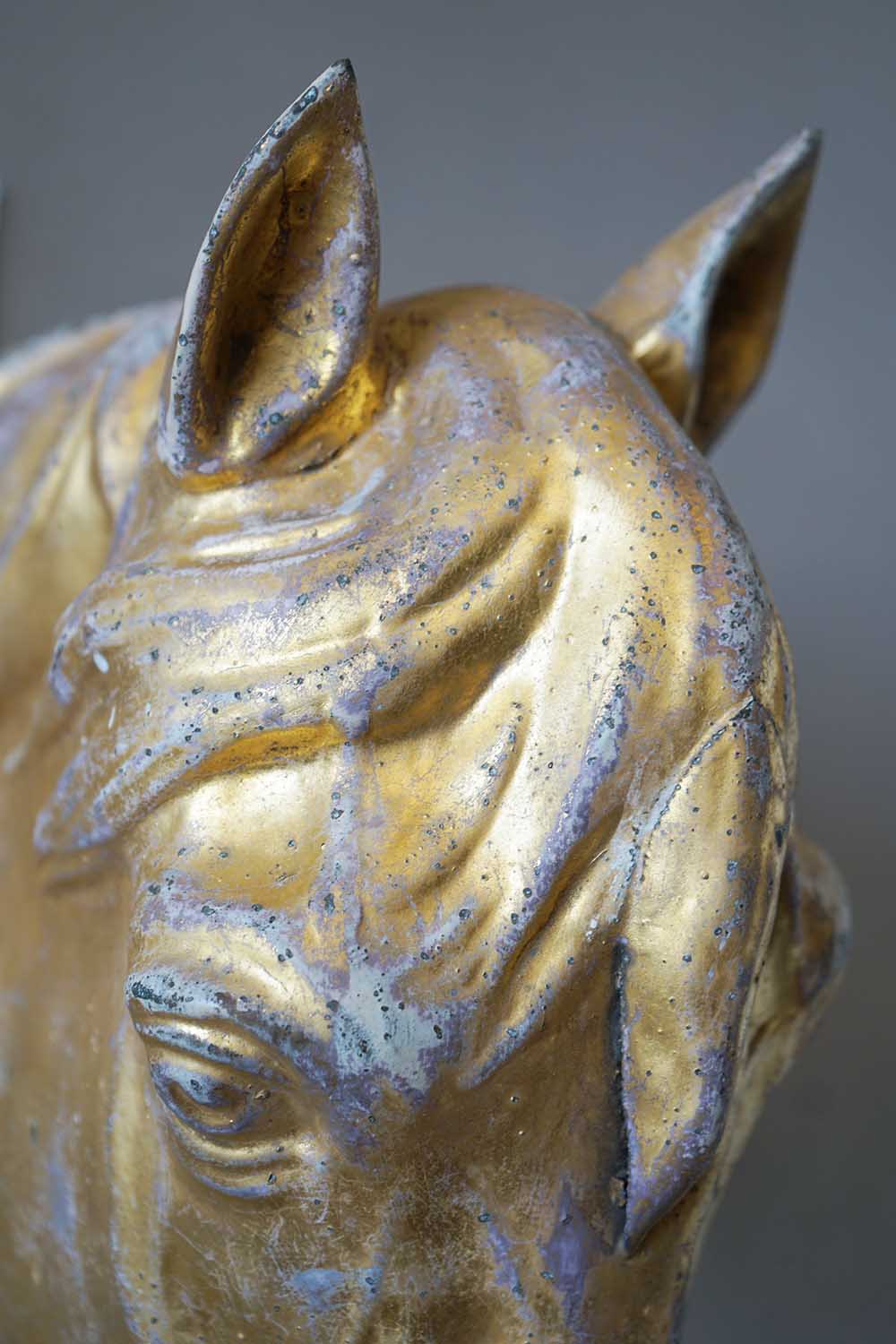 Zinc Horse Head