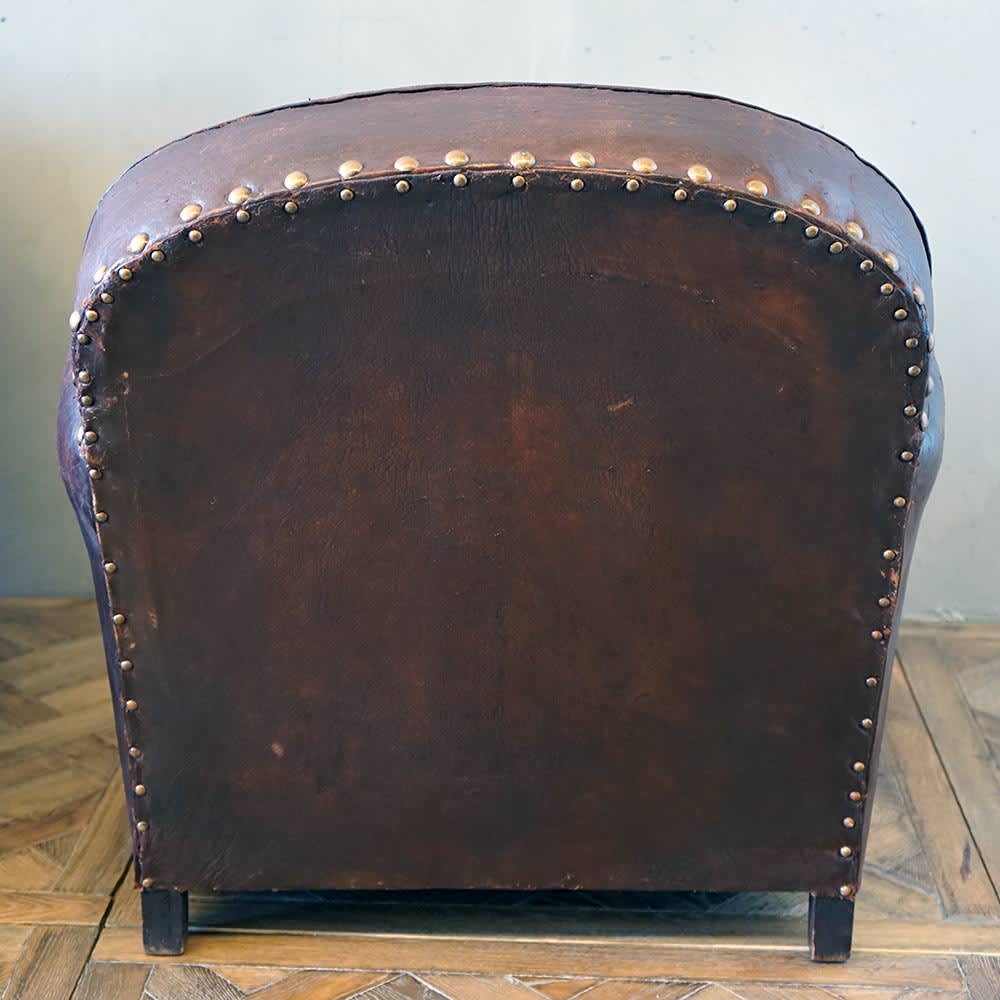 Pair of Leather Club Chairs