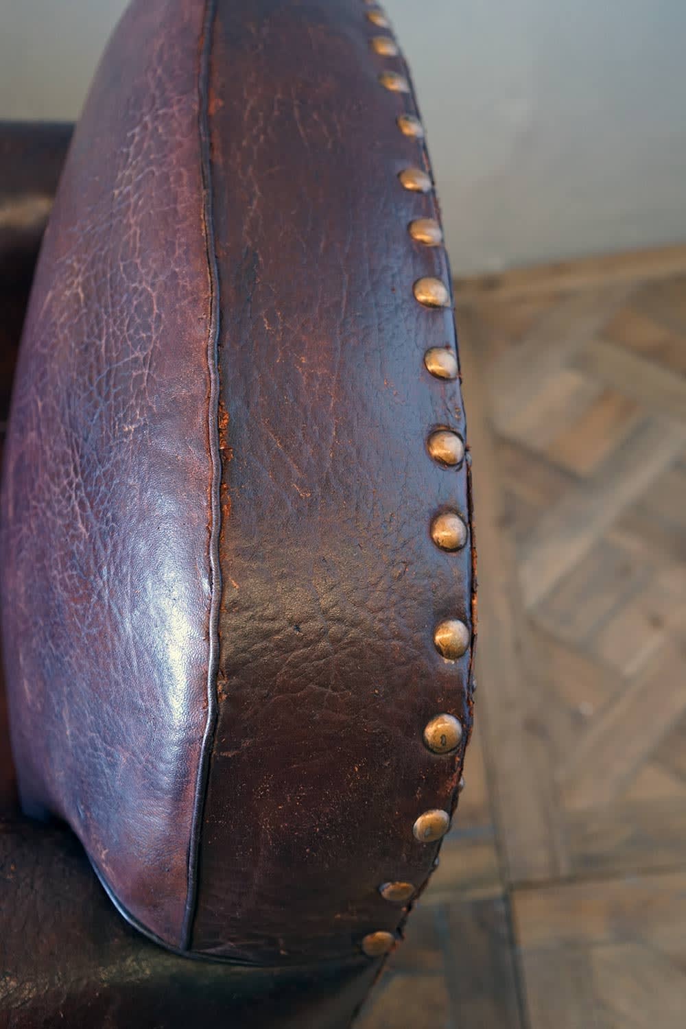 Pair of Leather Club Chairs