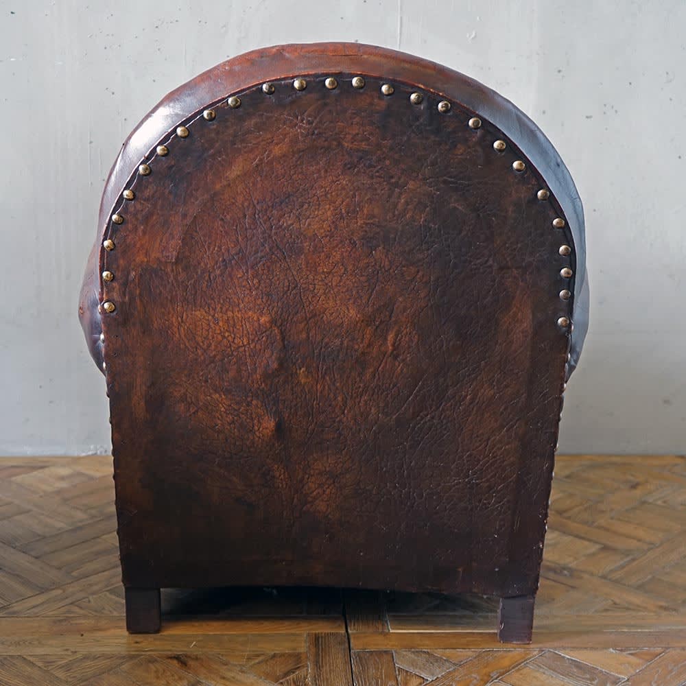 Pair of Leather Club Chairs
