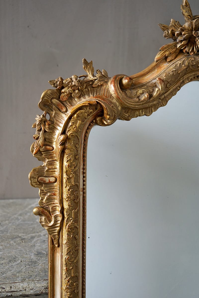 French Régence Gilded Mirror