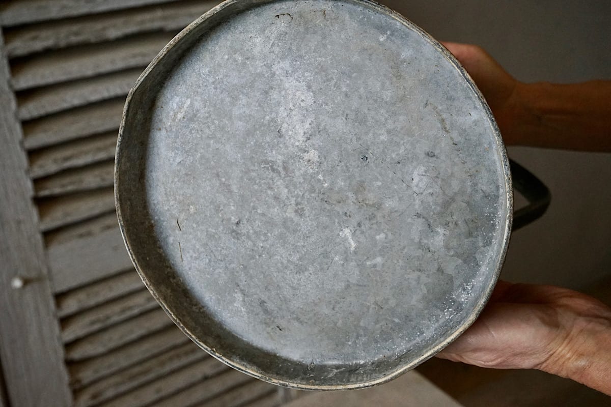 Vintage French Zinc Jug