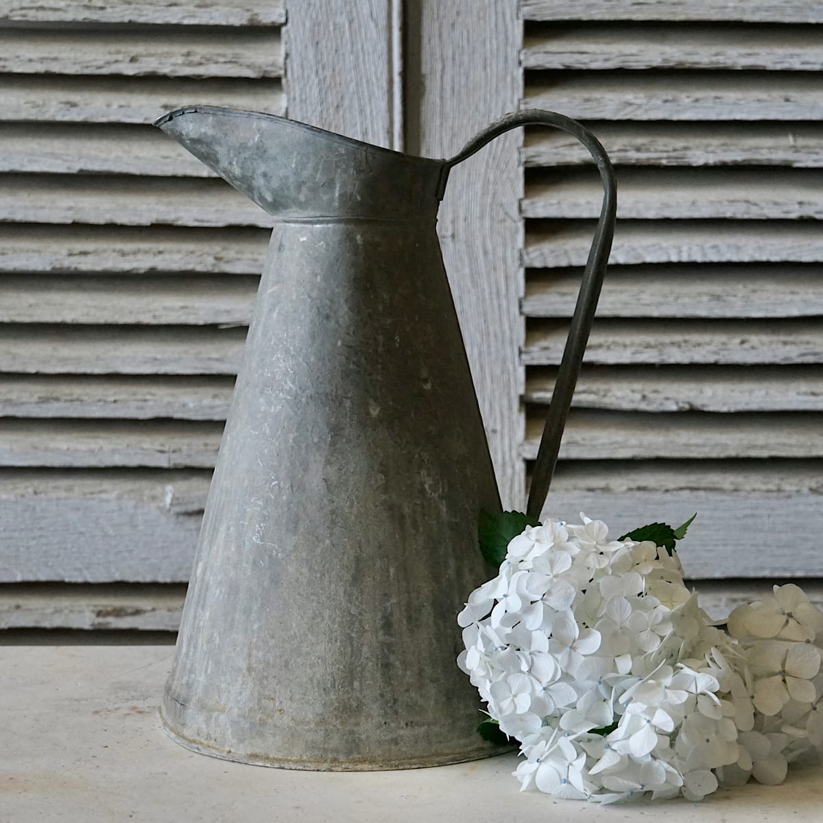 Vintage French Zinc Jug