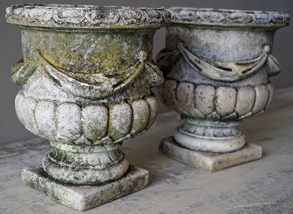 Stone Garden Urns
