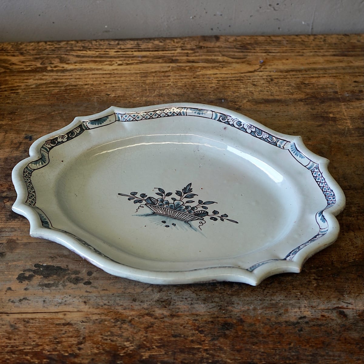 Rouen "Cul Noir" Blue & White Dishes