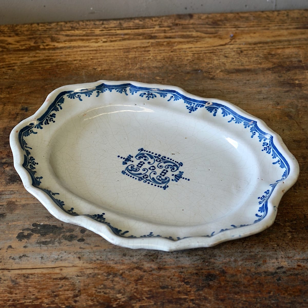 Rouen "Cul Noir" Blue & White Dishes