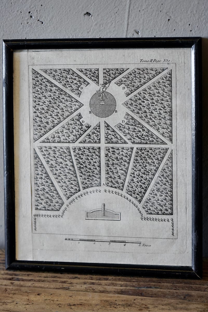 Pair of Framed Architectural Lithographs
