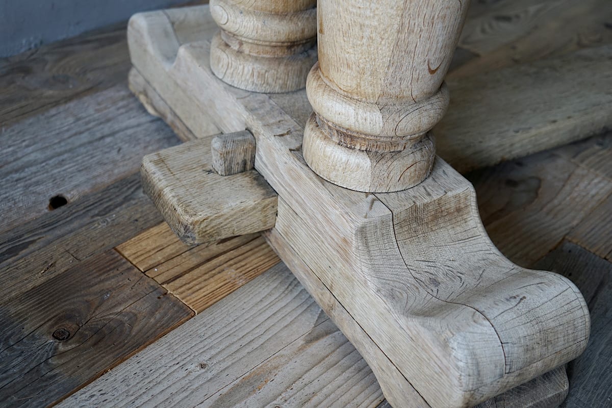 Bleached Oak Refectory Table