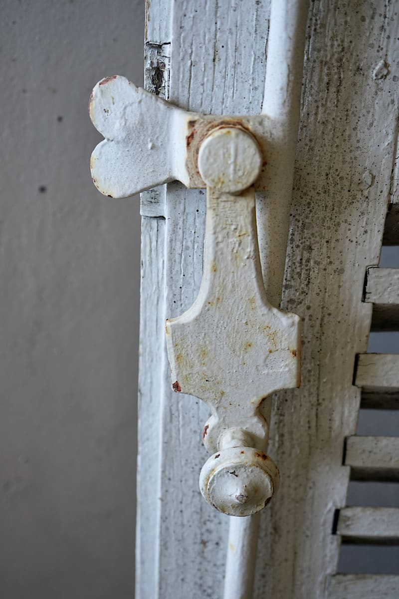 Pair of French Louvered Shutters