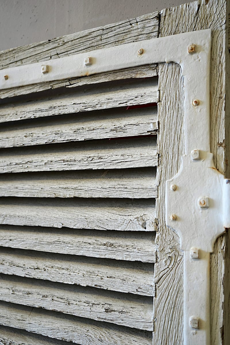 Pair of French Louvered Shutters