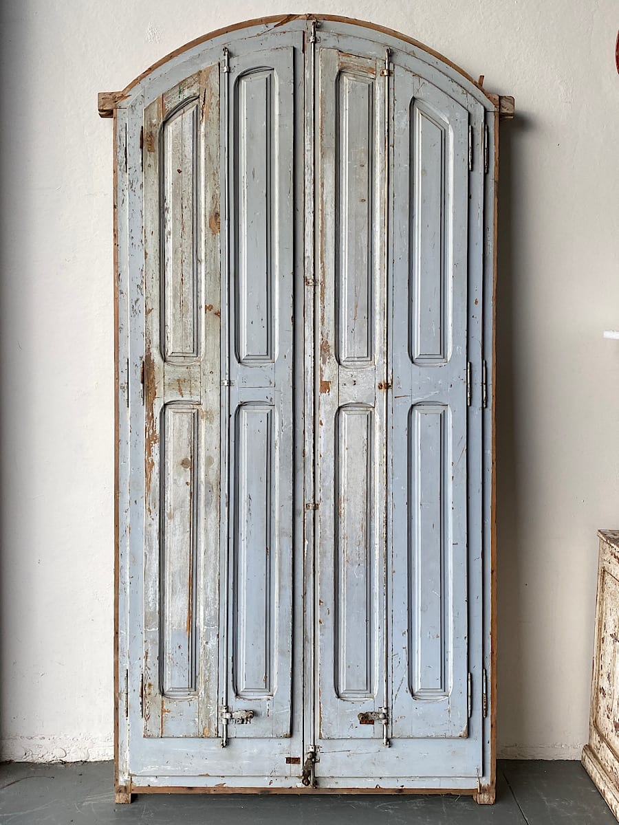 Pair of Chateau Doors with Shutters