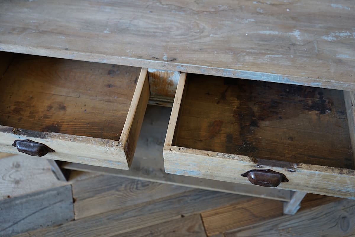French Painted Shop Counter
