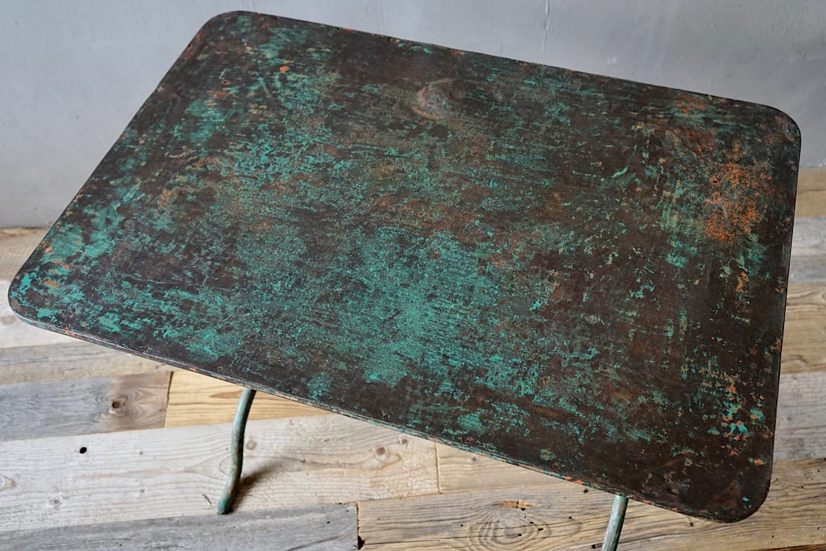 Italian Painted Metal Table