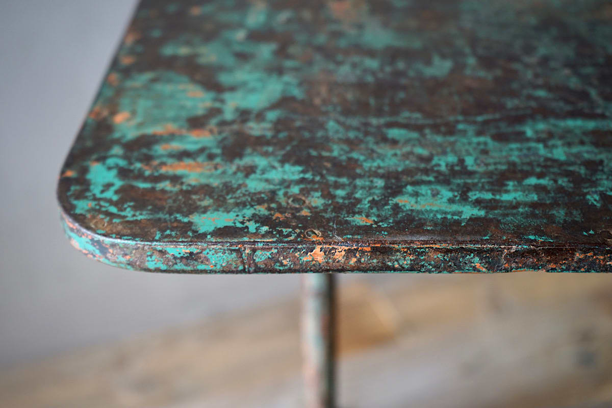 Italian Painted Metal Table