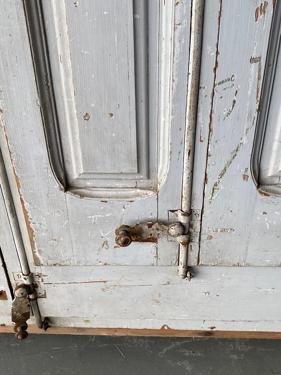 Pair of Chateau Doors with Shutters