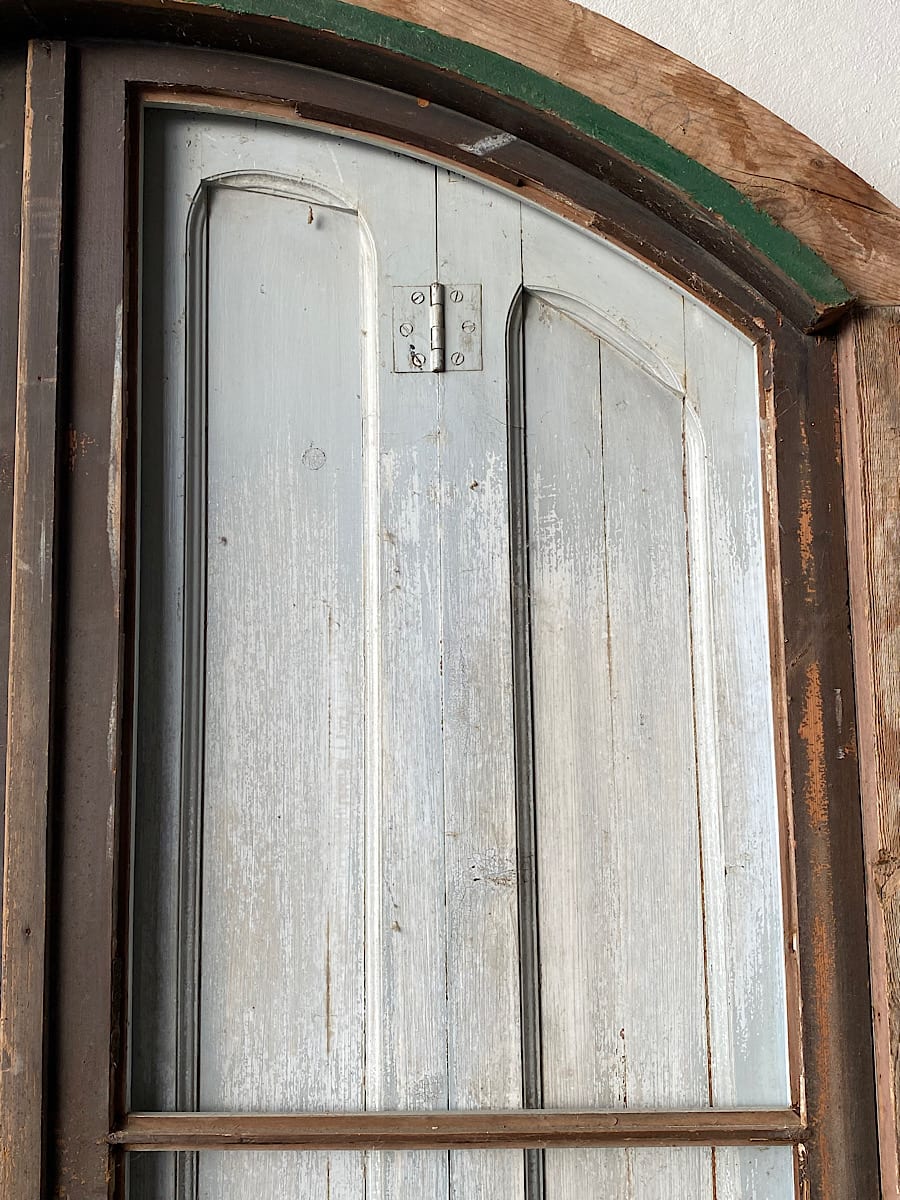 Pair of Chateau Doors with Shutters