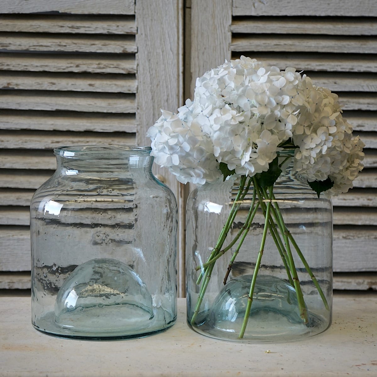 Large Vintage Glass Jars