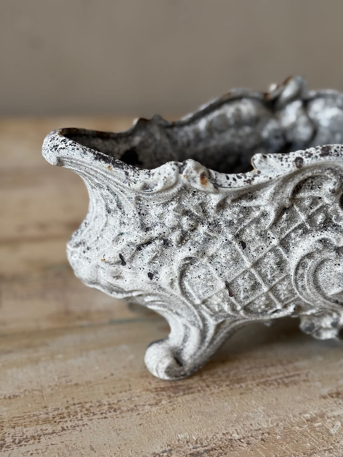 Small French Cast Iron Planter