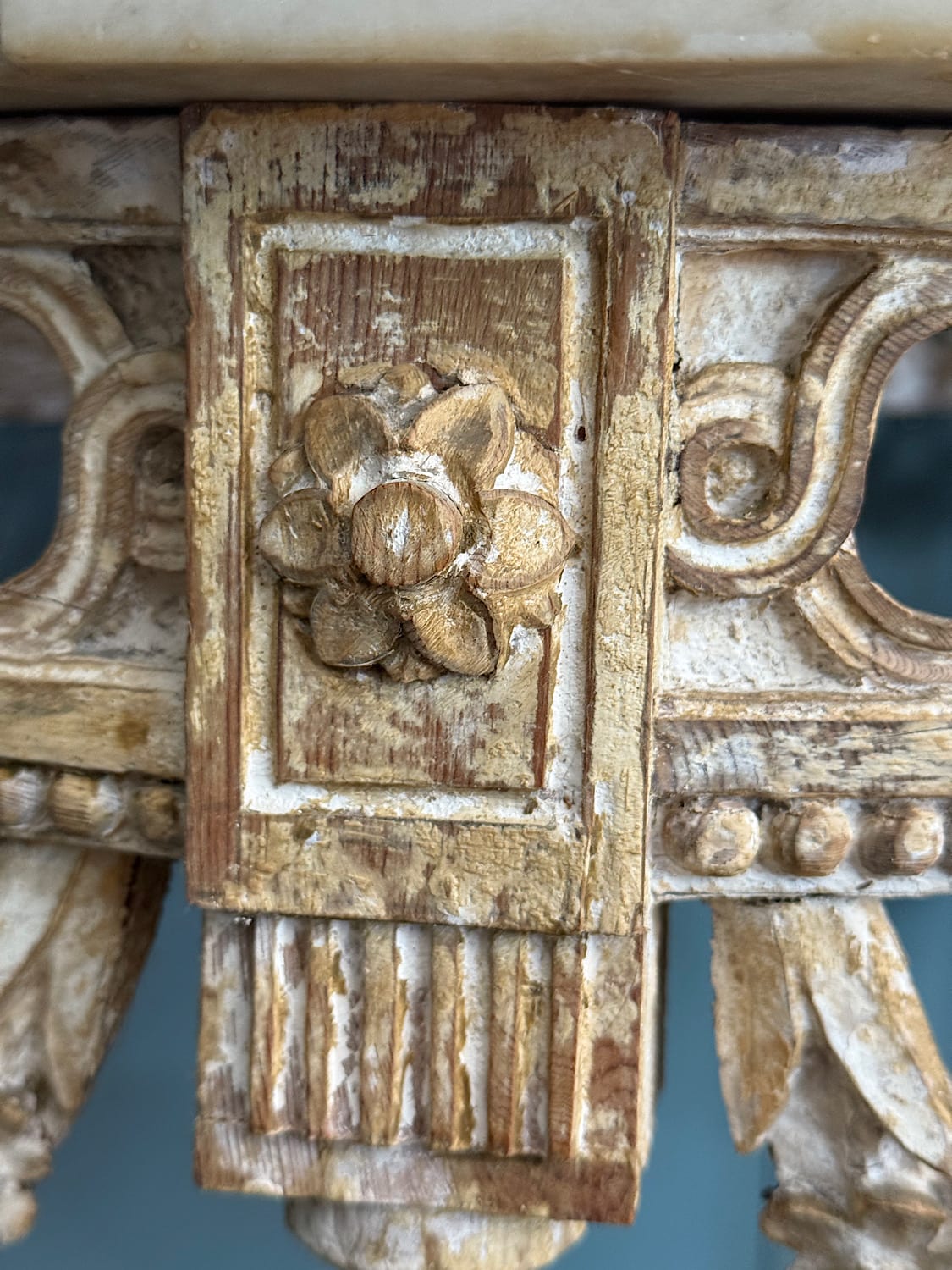 Louis XVI Painted Demi-lune Consoles (Pair)