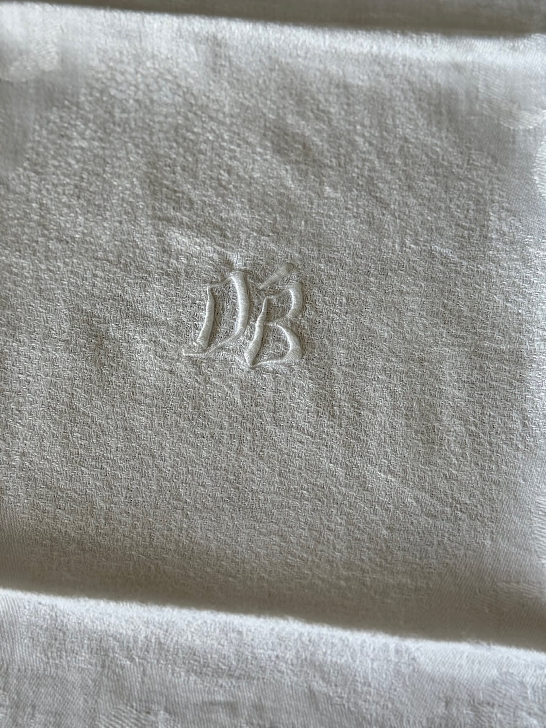 Set of French White Linen Napkins