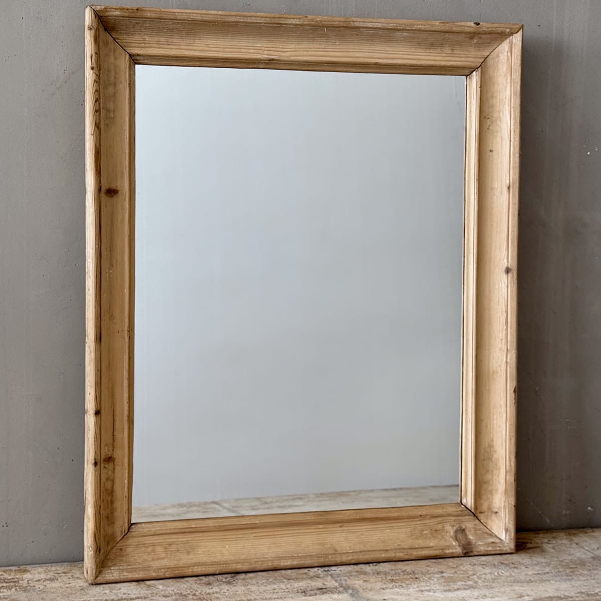 French Mirror in Weathered Pine