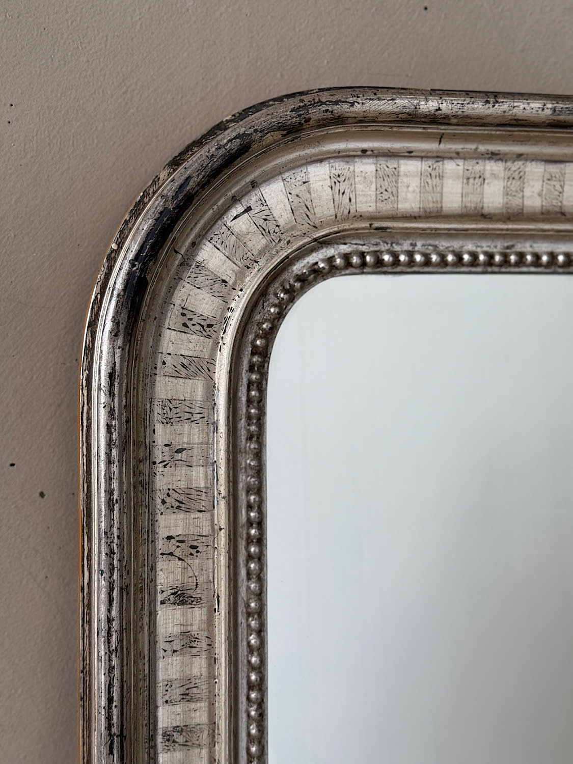 Louis Philippe Silvered Mirror