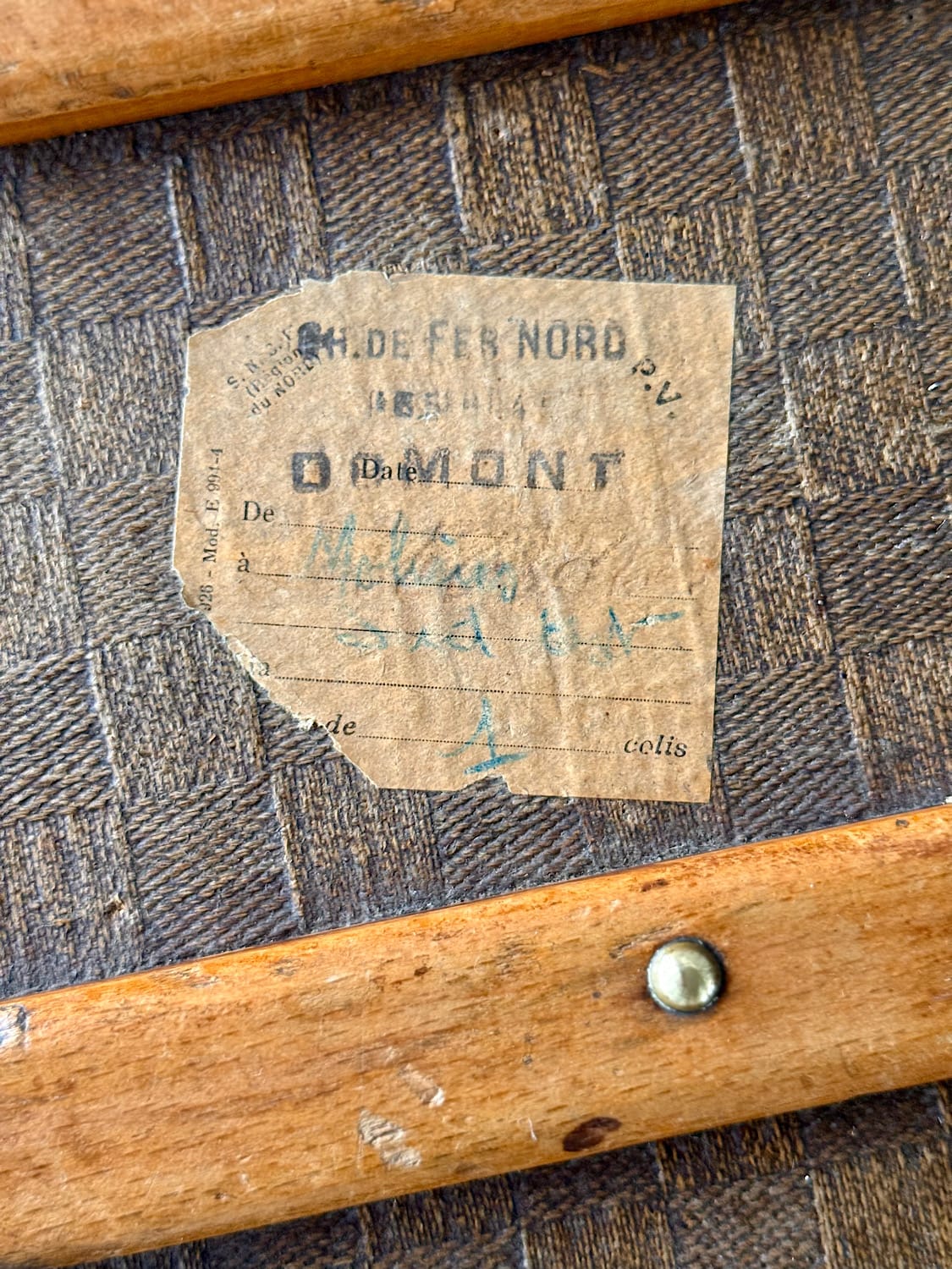 Antique French Travelling Trunk