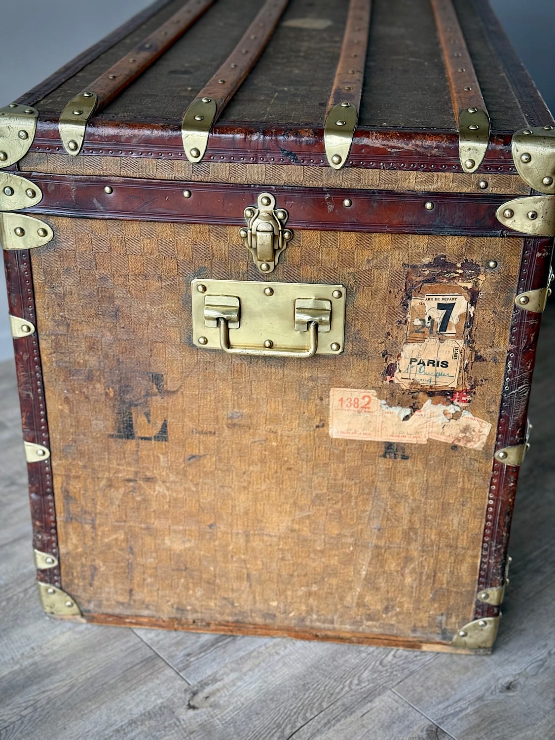 Antique French Travelling Trunk